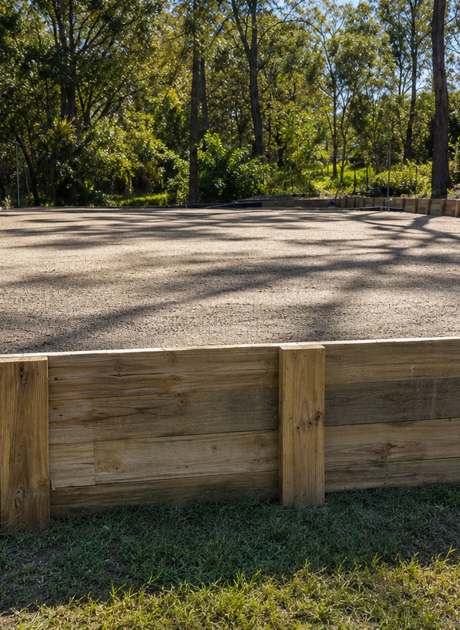 Holly Civil retaining wall and earthworks project in South East Queensland