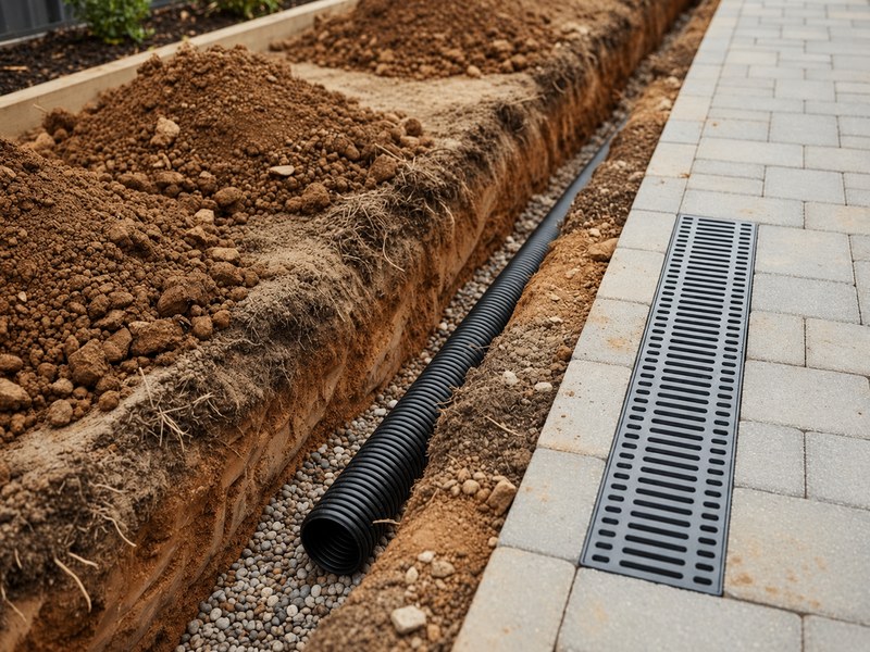 Subsoil and surface drainage installation Jimboomba